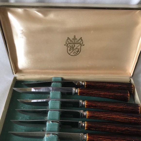 Vintage Washington Forge , 6 pc steak knife set. - Picture 5 of 6